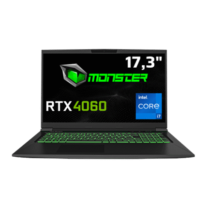 Monster Tulpar T7 V20.8.2 Intel Core i7 12700H 32 GB RAM 1 TB SSD 8 GB RTX 4060 FreeDOS 17,3