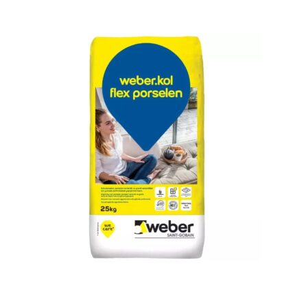 Weberweber.kol Flex Porselen 25 kg - Beyaz