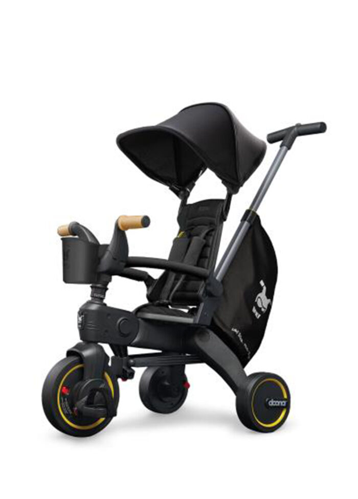 Doona - Liki Nitro Black Katlanır Bebek Bisikleti S5 - Siyah - Görsel 1