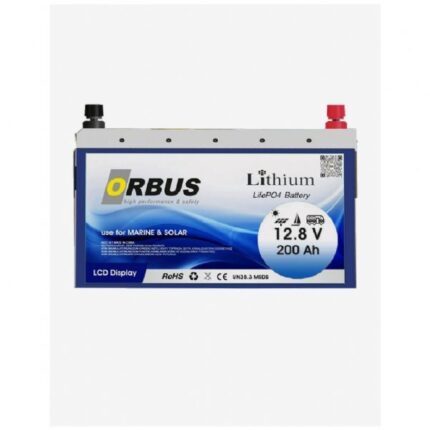 Orbus 12.8 Volt 200 Amper LifePo4 Lityum Akü | Lityum Akü | Aküler | Solar Enerji Marketiniz